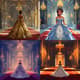 Royal Gown Princess Pixel Portrait - Charming Pixel Art Character for Creative Projects and Game Design 5