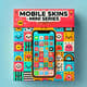Mobile Skins Mini Series - Sleek Custom Mobile Phone Skins for Personal Style and Device Protection 5