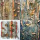 Fabric Strip Abstract Textured Art - Vibrant Mixed Media Abstract for Modern Creative Projects 3