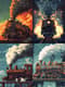 Steam-Powered Locomotive Pixel Art - Retro Pixel Art Vehicles for Game Developers and Digital Creators 5