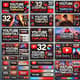 32 YouTube Essentials Templates Collection - Versatile YouTube Thumbnail & Art Designs for Creators and Marketers 3