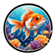 Ocean Treasures Fish Set - Vibrant Animal Stickers for Creative Projects and Personal Expression 4