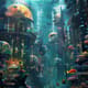Aquapolis Crystal Dome Metropolis Concept - Futuristic Environment Concept Art for Creative Visionaries 6