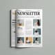 Newsletter Brochure Template - Clean Publishing Design - Professional Marketing Template for Effective Brand Promotion and Engagement 1