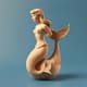 Mermaid Vase 3D Print - Elegant 3D Printable Sculpture for Artistic Home Decor and Creative Designers 5