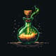 Magical Potion Bottle Pixel Icon - Vibrant Pixel Art Icons for Games, Apps, and Creative Avatars 1