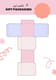 Cube Packaging Template Pink A4 Printable - Versatile Label Design for Professional Packaging & Branding 4