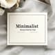 Minimalist Business Thank You Card - Sleek Gratitude Notes for Professional Appreciation and Client Relations 6