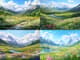 Flowerrift Spring Valley Wander - Realistic Digital Landscape Art for Immersive Environmental Design and Creative Projects 4