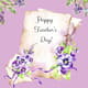 Pastel Elegant Illustration Teacher's Day Card - Delicate Greeting Design for Educators and Appreciation Events 5