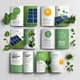 Solar Energy Brochures Bundle - Sustainable Multipurpose Promo Kit for Green Marketing Success 3