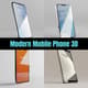 Modern Mobile Phone 3D - Sleek Contemporary 3D Mobile Device Renders for Designers and Developers 3