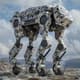 Pathfinder-3 All-Terrain Scout Bot Concept - Futuristic Mechanical Robotics Art for Designers and Sci-Fi Creators 6