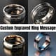 Custom Engraved Ring Message - Premium 3D Template for Personalized Jewelry Design and Creative Projects 3