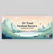 20+ Travel Facebook Banners - Landscape & Trip Posts - Modern BlueWave Ads for Engaging Social Campaigns 5