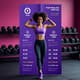 Purple Fitness Club Trifold Flyer - PSD Layout - Dynamic Fitness Marketing Template for Engaging Client Promotions 4