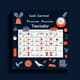 Cool Control Prussian Blue School Timetable - Sleek Academic Planner for Efficient Study Scheduling and Student Success 6