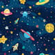 30 Interstellar Kawaii Patterns - Playful Anime-Inspired Graphics for Creative Print and Digital Projects 6