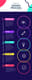 Rainbow Design Chronology Infographics - Vibrant Timeline Visuals for Engaging Presentations and Reports 3