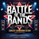 Battle of the Bands Flyer Template - Concert Showdown Design for Impactful Music Promotions and Event Marketing 3