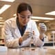 Portrait of Female Biologist - Cinematic Educational Stock Video for Science & Medical Projects 1