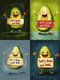 Smiling Avocado with Arms - Funny Wall Art - Playful Digital Decor for Cheerful Spaces and Creative Walls 5