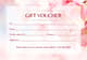 Cherry Blossom Soft Pink Beauty Voucher - Elegant Virtual Certificate for Spa & Wellness Services 6