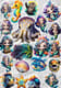 100 Underwater Wonders Mermaid Sticker Collection - Vibrant Oceanic Stickers for Creators & Enthusiasts 1