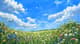 Spring Meadow Painting - Vibrant Landscape Art for Creative Decor and Artistic Inspiration 1