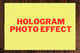 Holographic Photo Effect Generator - Cinematic Holographic Visuals for Photographers and Creators 3