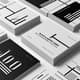 Black & White Business Cards - Bold Monochrome Collection - Sleek Business Card Templates for Professional Branding and Commercial Use 5