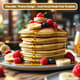 Pancake Promo Design - Food Social Media Post Template - Engaging Facebook Ads for Food Brands & Influencers 2025-2026 4