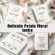 Delicate Petals Floral Invite - Elegant Wedding & Engagement Invitation for Timeless Celebrations 4