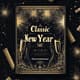 Classic New Year Eve Party Invitation - Elegant Festive Template for Memorable Celebrations and Event Branding 4
