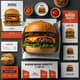 Ultimate Burger Brand Identity - 6 PSD Templates - Premium Editable Menu Designs for Food Brands and Marketing Campaigns 5