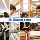 Girl Choosing a Book - Cinematic Educational Stock Video for Science & Medical Projects 3
