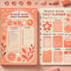 Peachy Glow Playful Feminine Daily Planner - Vibrant Wellness & Self-Care Organizer for Balanced Living 4