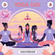 10 Yoga Day Awareness Posters - Wellness PSD Design Bundle - Serene Wellness Posters for Mindful Marketing and Holistic Campaigns 5