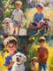 Impressionistic Portrait of a Young Boy with a Dog - Expressive Impressionistic Portrait Art for Emotional Home & Gallery Decor 4