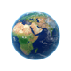 Planet Earth Globe Render - High-Quality 3D Planetary Visualization for Designers and Educators 4