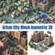 Urban City Block Isometric 3D - Detailed Isometric 3D Render for Architects and Designers 1