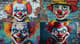 Quirky Exaggerated Clown Graffiti - Vibrant Urban Character Art for Creative Street Culture Projects 4
