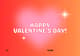 Gradient Valentine's Day Greeting Post Card - Romantic, Modern Love Note Design for Personal & Business Greetings 2025 5