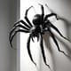 Wall-Mounted Spider Sculpture - Intricate 3D Printable Art for Designers and Makers 6