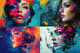 Digital Painting Contemporary Female Portrait - Modern Digital Portrait Art for Creative and Professional Use 1