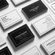 Monochrome Master Business Cards - Elegant B&W Edition - Sleek Professional Card Templates for Impactful Corporate Branding 3