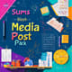 Sums Week - Social Media Post Pack - Versatile Multi-Platform Ad Templates for Dynamic Campaigns and Branding 3