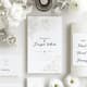 Elegant Script White Floral Itinerary - Refined Wedding & Event Planner with Classic Script and Delicate Floral Accents 1