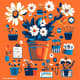 Spring Poster - Orange Bucket List - Vibrant Vision Map Poster for Goal Setting and Personal Growth 4