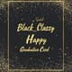Gold Black Classy Happy Graduation Card - Elegant Graduation Invitation for Memorable Celebration and Timeless Keepsake 4